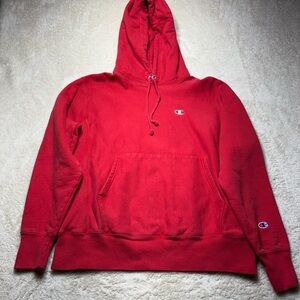 Champion Men's Red Hoodie